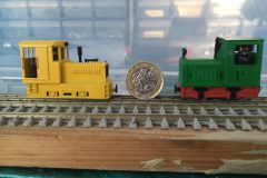 Mac Strong's MinitrainS locos recently fitted with Zimo DCC decoders. Image © Mac Strong