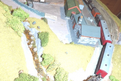 Peter Ashby's old layout with Langley Double Fairlie and 8' train. Image © Peter Ashby