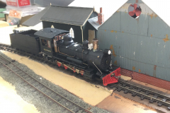 Julien Webb's large Baldwin 2-8-0 'Victoria' has almost finished going through the workshops and had a quick run on Xavier's Creek before heading for the paint shop. Image © Julien Webb