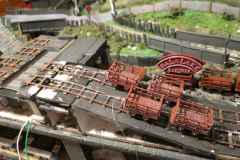 Tim Williams' sheave incline with 3D printed Dinorwic wagons. Image © Tim Williams