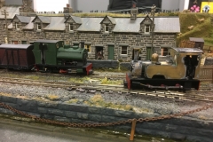 Ben Powell's new 0-4-2 Peckett and Will Kings Saltford Models 0-6-0 'Trojan" Bagnall.