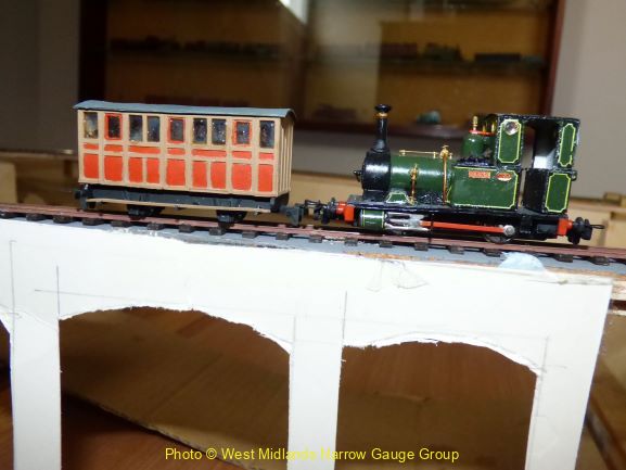 Peter A's Dolgoch.JPG - Peter Ashby's model of Dolgoch made from the Bachmann Rheneas with a Narrow Planet conversion kit. (photo © Peter Ashby)