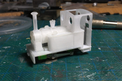 Julien's Avonside.jpg - Julien Webb's latest Shapeways purchases of an Avonside 0-4-0T body to fit his Bachmann Percy chassis (from Dave's railway bits). (photo © Julien Webb)